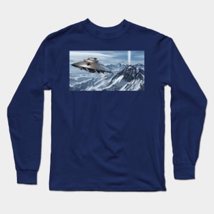 Hidden ufo in the mountain nord Long Sleeve T-Shirt